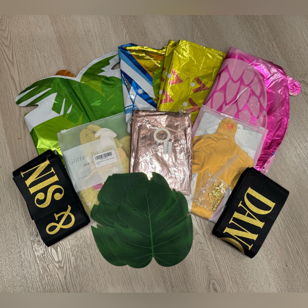53pc “Beach Bach” Bachelorette Party Decorations